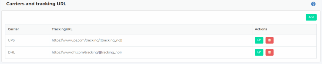 Shopify shipping
